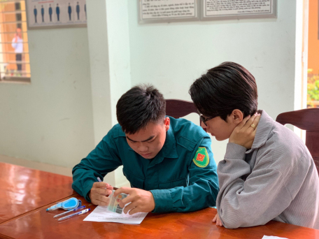 Ban chỉ huy Quân sự phường Ninh Thạnh Tổ chức  đăng ký nghĩa vụ quân sự bổ sung 1/7