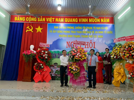 Phường Ninh Thạnh, TP. Tây Ninh tổ chức “Ngày hội toàn dân bảo vệ an ninh Tổ quốc” năm 2023
