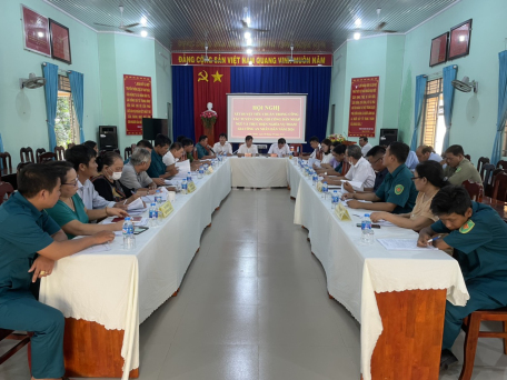 Hội đồng nghĩa vụ Quân sự phường Ninh Thạnh tổ chức hội nghị xét duyệt tiêu chuẩn công dân sẵn sàng nhập ngũ và thực hiện nghĩa vụ tham gia công an nhân dân năm 2024.