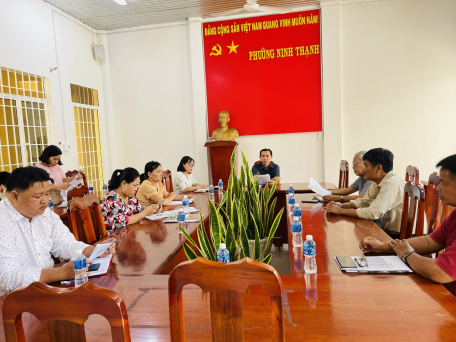 Thường trực HĐND phường Ninh Thạnh: tổ chức phiên giải trình về Công tác quản lý nhà nước lĩnh vực môi trường đối với UBND phường (từ năm 2022 đến tháng 9 năm 2023)