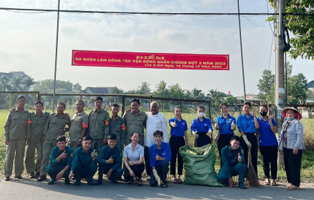 Phường Ninh Thạnh tổ chức  Lễ ra quân làm công tác dân vận đợt 2 năm 2023