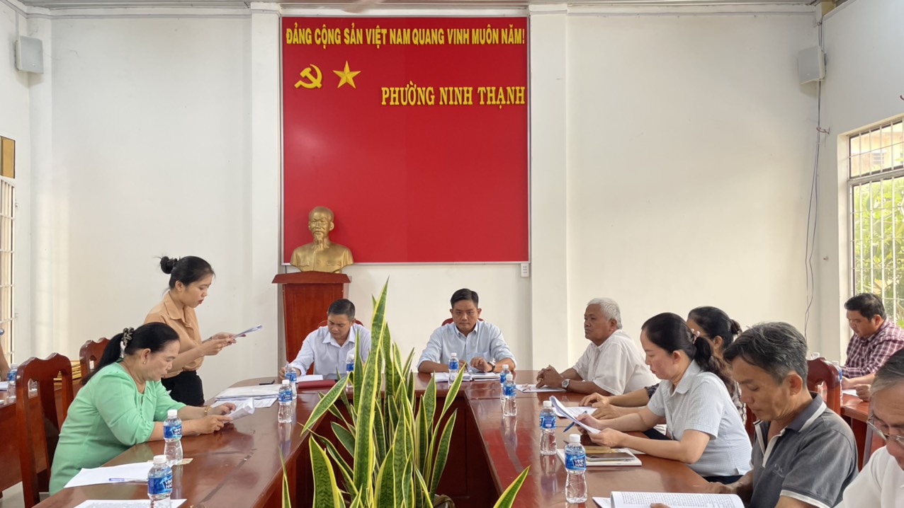Hội nông dân phường Ninh Thạnh tổ chức tổng kết công tác Hội và phong trào nông dân năm 2023  và phương hướng nhiệm vụ năm 2024