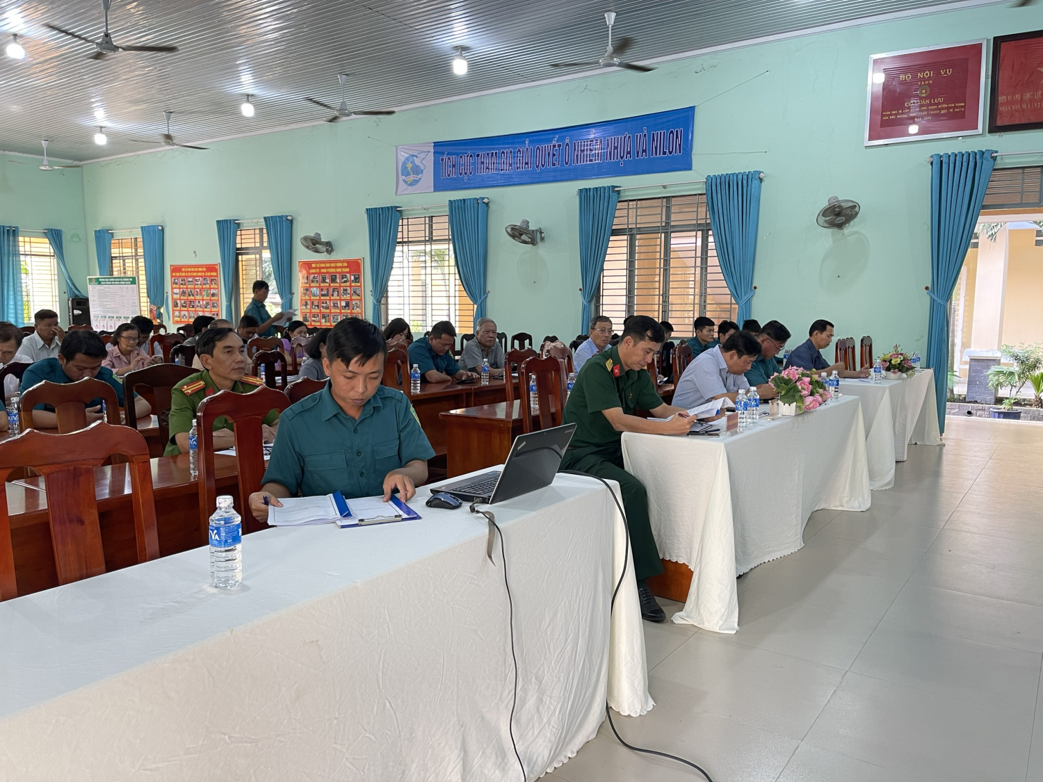 Ban Chỉ huy Quân sự phường Ninh Thạnh tổ chức hội nghị tổng kết nhiệm vụ Quân sự - Quốc phòng năm 2023 và triển khai phương hướng nhiệm vụ Quân sự - Quốc phòng năm 2024.
