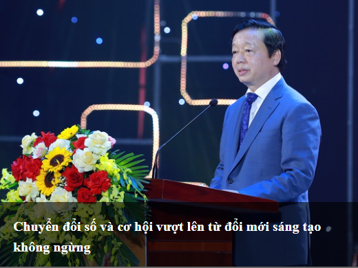 Phó Thủ tướng Trần Hồng Hà: Việt Nam xác định, không gian mới là kinh tế số. Lực lượng sản xuất mới là nhân lực số. Công nghệ và tài nguyên mới là dữ liệu số. Động lực mới là đổi mới sáng tạo - Ảnh: VGP/Minh Khôi