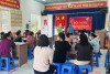 Chương trình phối hợp giữa Hội LHPN Thành Phố Tây Ninh và Bảo hiểm xã hội Tỉnh Tây Ninh tổ chức tuyên truyền BHXH, BHYT năm 2022 tại Văn phòng khu phố Ninh Lợi, phường Ninh Thạnh.