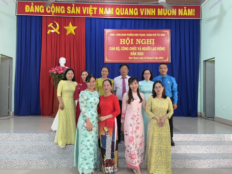 Phường Ninh Thạnh tổ chức Hội nghị cán bộ, công chức và người lao động năm 2024.