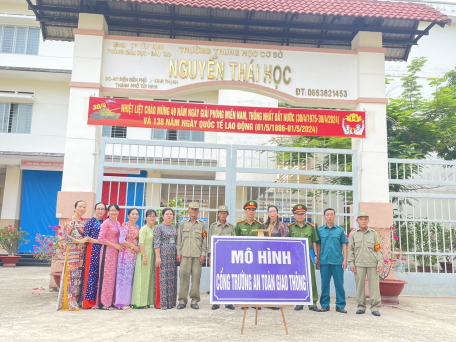 Phường Ninh Thạnh ra mắt mô hình “Cổng trường an toàn giao thông”