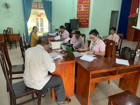 Ngân hàng Chính sách xã hội Tây Ninh: Giải ngân cho hội viên Hội Nông dân vay vốn trên địa bàn phường Ninh Thạnh