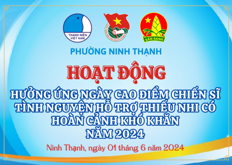 CHIẾN DỊCH THANH NIÊN TÌNH NGUYỆN HÈ NĂM 2024