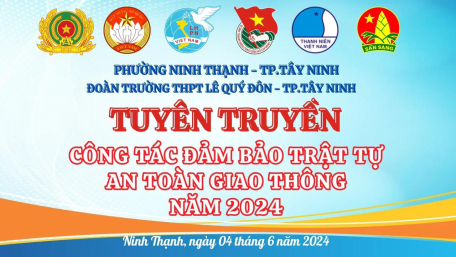 TUYÊN TRUYỀN CÔNG TÁC ĐẢM BẢO TRẬT TỰ AN TOÀN GIAO THÔNG NĂM 2024