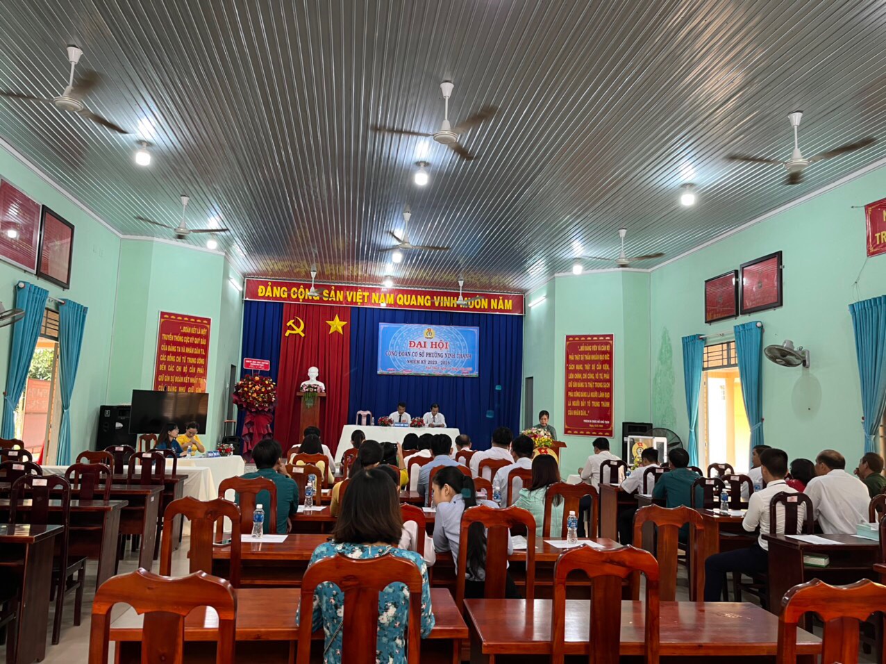Đại hội Công đoàn cơ sở Phường Ninh Thạnh, nhiệm kỳ 2023 - 2028