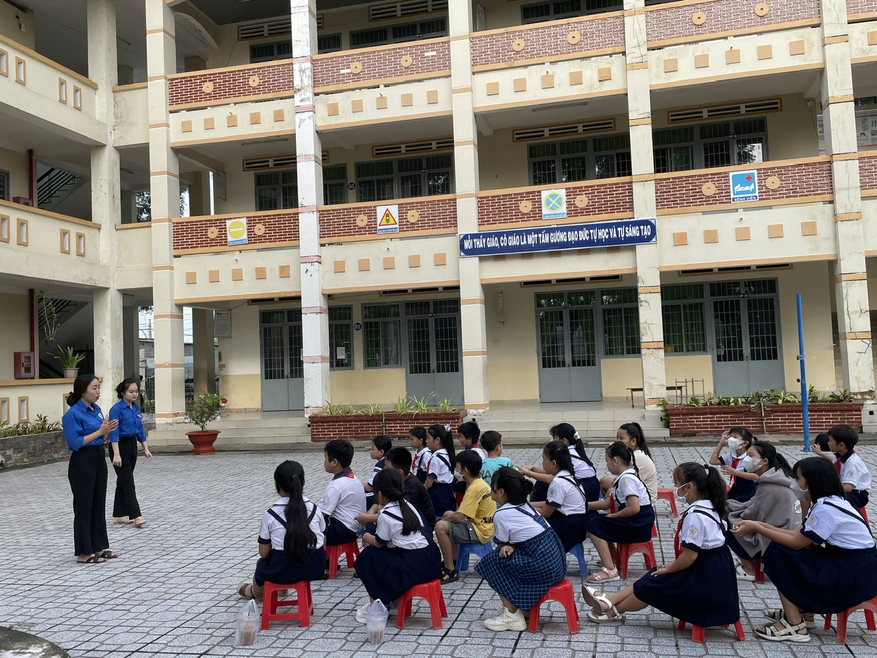 Hội đồng đội phường Ninh Thạnh tổ chức sinh hoạt hè cho các em học sinh