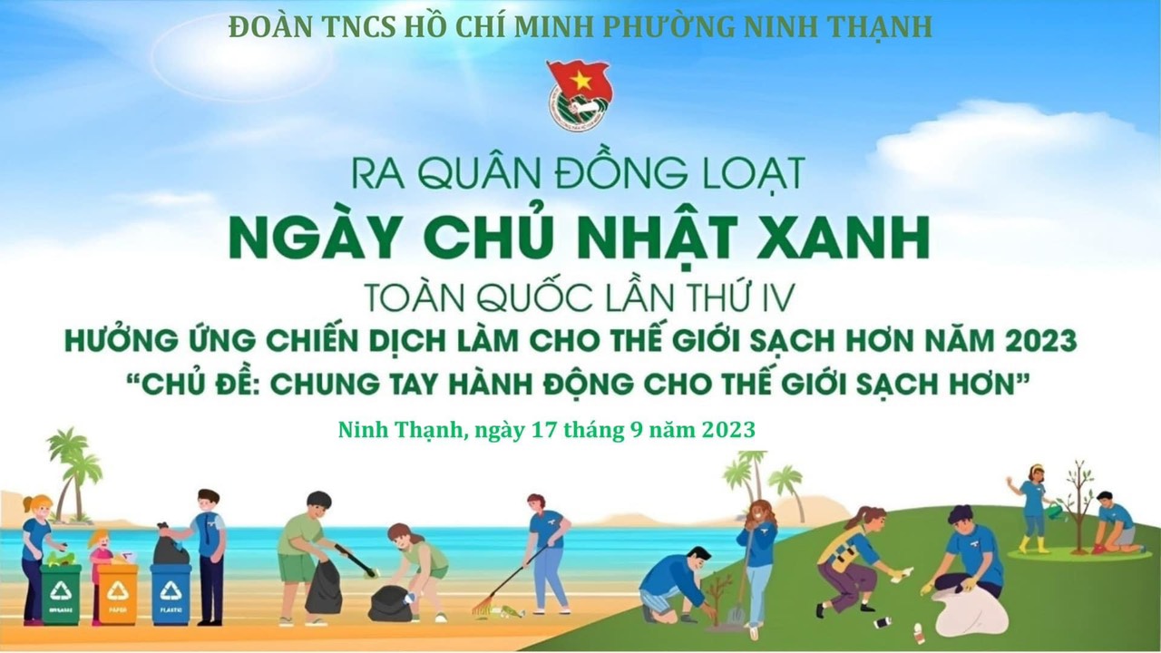 RA QUÂN CHỦ NHẬT XANH TOÀN QUỐC LẦN THỨ IV - NĂM 2023