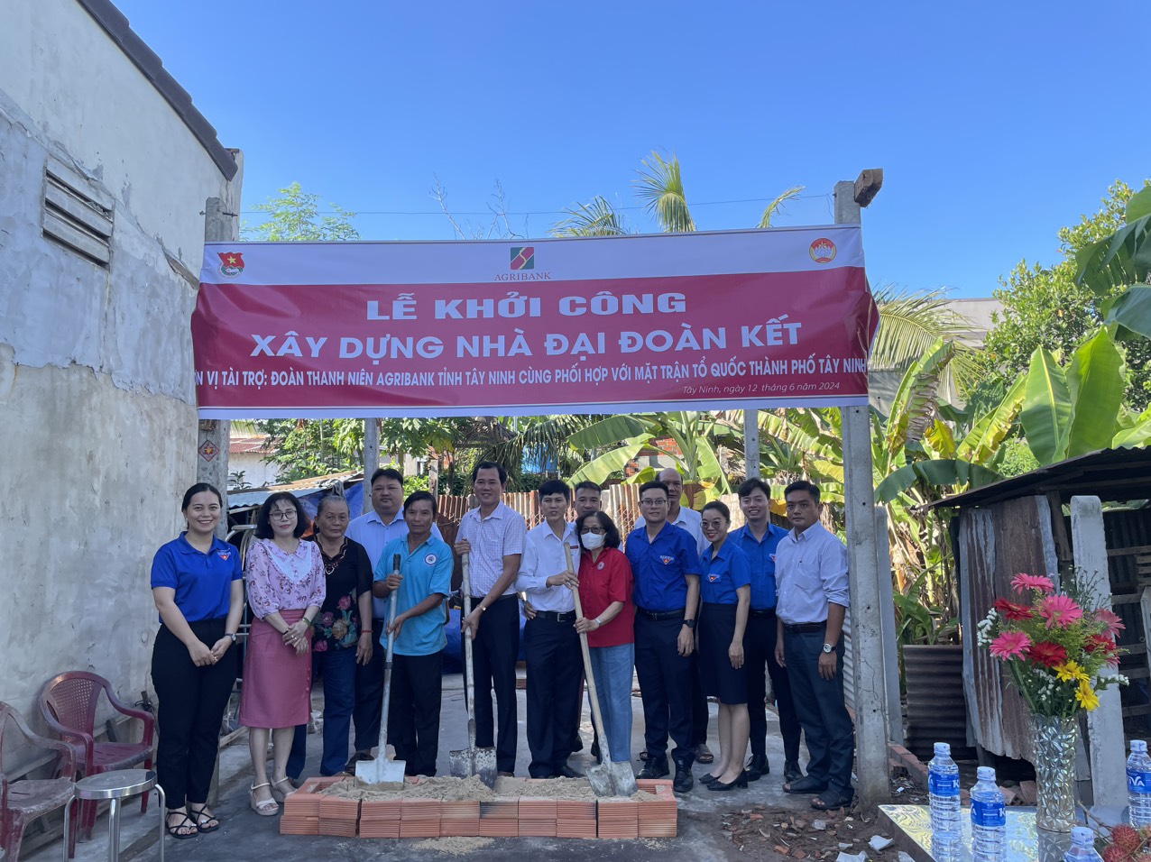 Phường Ninh Thạnh: Lễ khởi công nhà xây dựng Đại đoàn kết