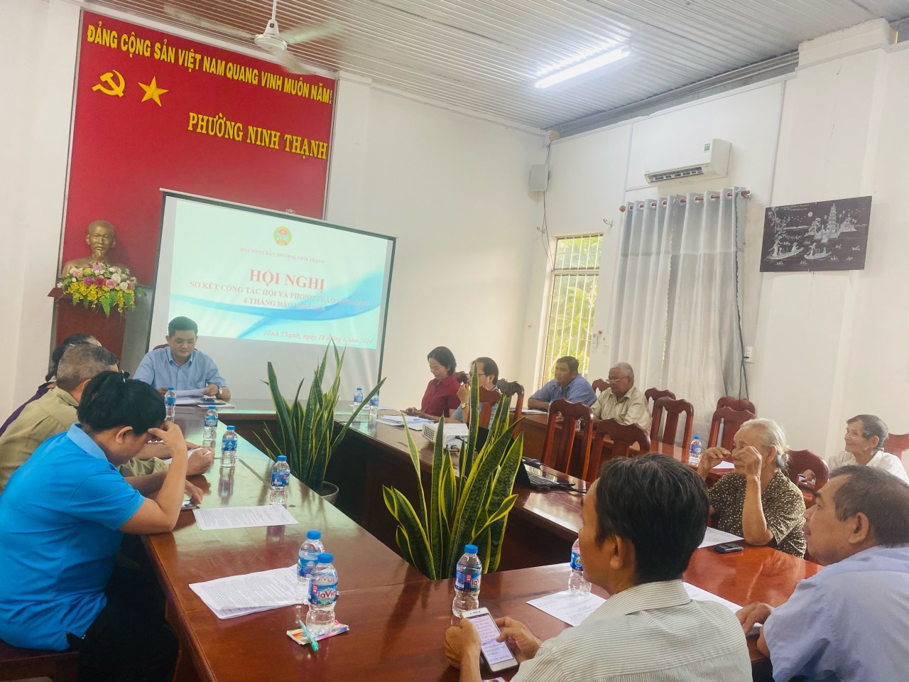 Hội nông dân phường Ninh Thạnh tổ chức sơ kết công tác Hội và phong trào nông dân 06 tháng đầu năm 2024