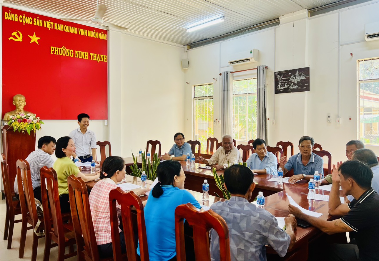 Tổ chức bầu Trưởng, Phó ban Ban Thanh tra nhân dân phường Ninh Thạnh nhiệm kỳ 2024-2029