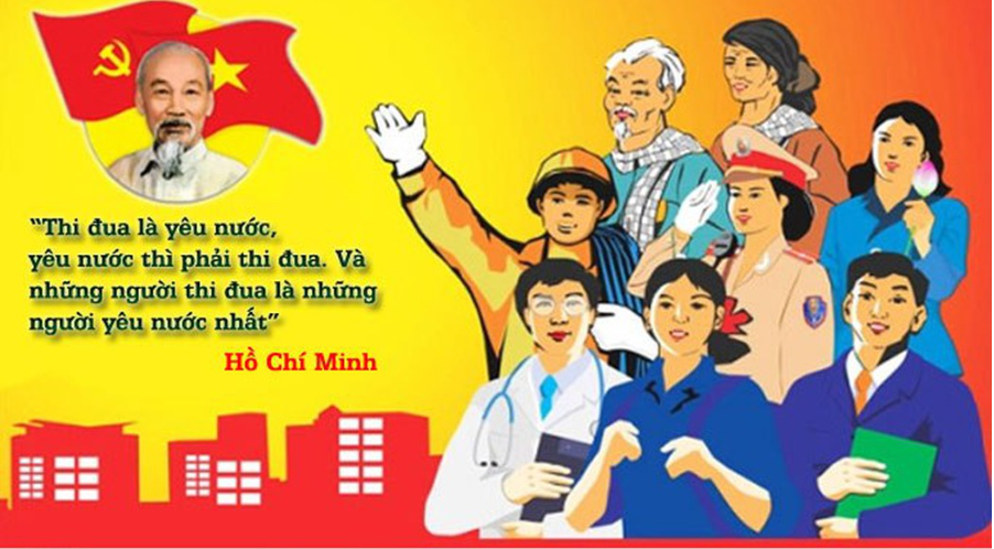 Đẩy mạnh phong trào thi đua lập thành tích chào mừng Đại hội Đảng các cấp