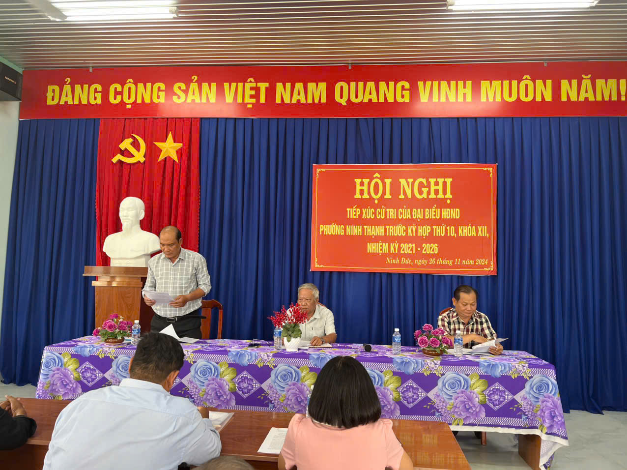 Thường trực Hội đồng nhân dân phường Ninh Thạnh, thành phố Tây Ninh hoàn thành công tác tiếp xúc cử tri trước kỳ họp thứ 10 Hội đồng nhân dân phường Ninh Thạnh, khóa XII, nhiệm kỳ 2021-2026