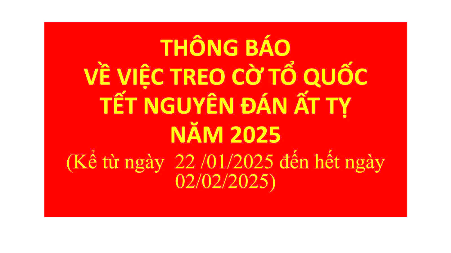 UBND Phường Ninh Thạnh thông báo